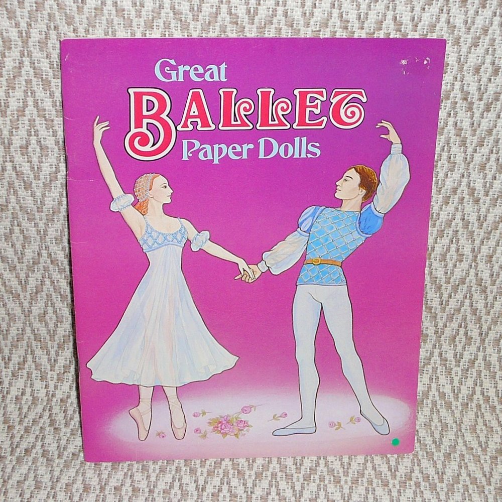 Great Ballet Dance Vintage Paper Dolls (Swan Lake, Romeo and more) Uncut